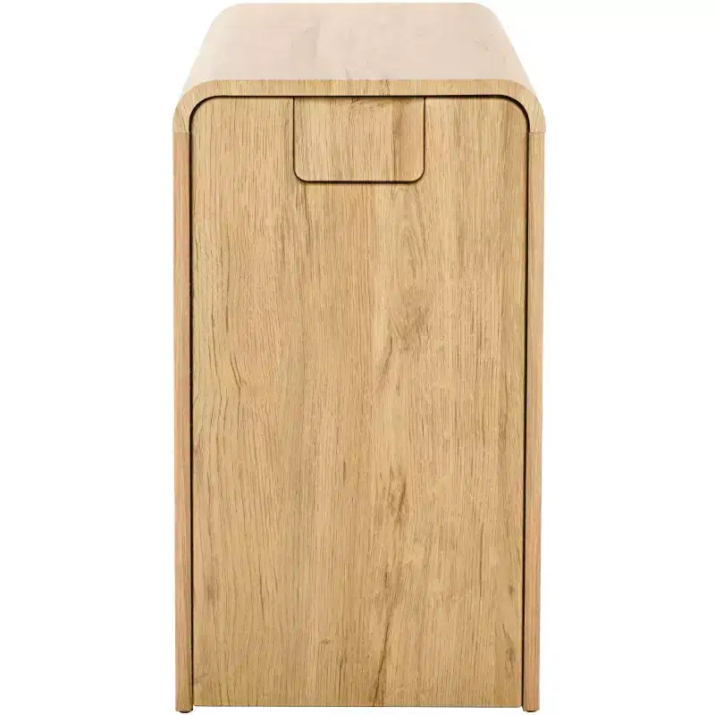 Black / Oak / White Rolling Sports Equipment Rack, Metal & MDF, Floor Storage