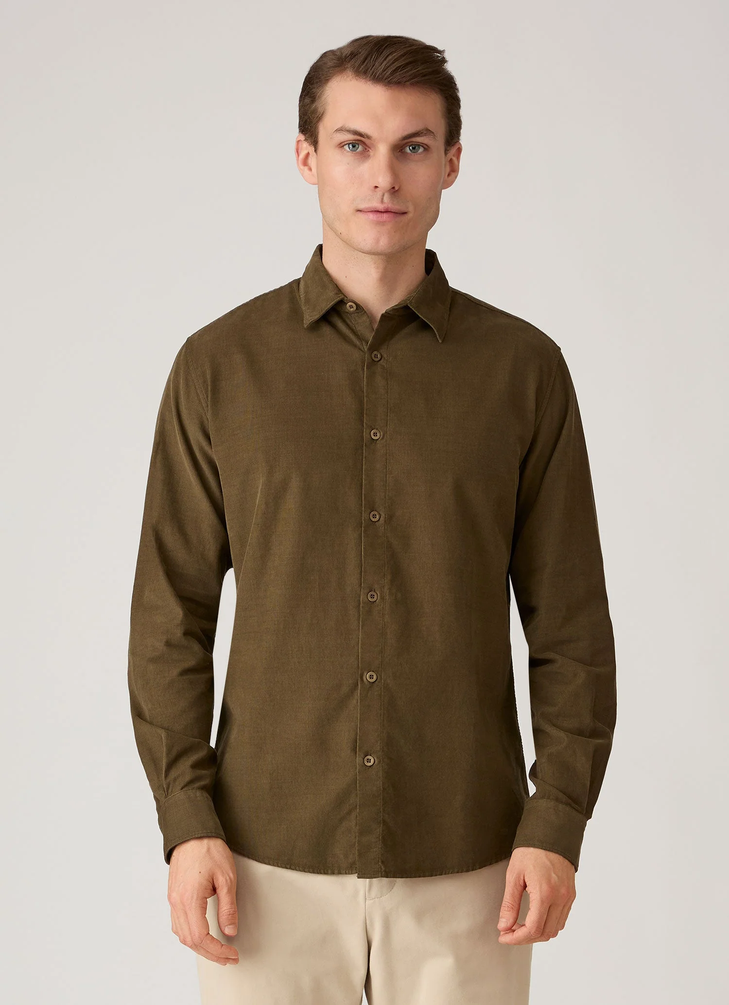 Men's Shirt in Loden Green