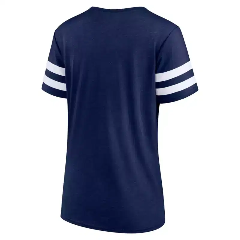 NCAA West Virginia Mountaineers Women's V-Neck Notch T-Shirt