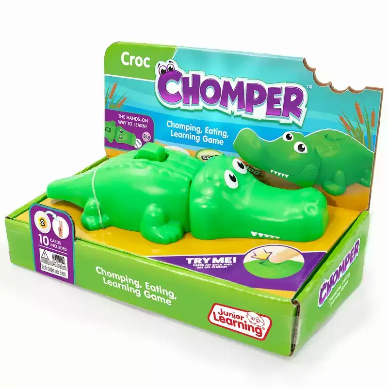 Junior Learning: Crocodile Chomper - Educational Math & Reading Play, Kids 4+