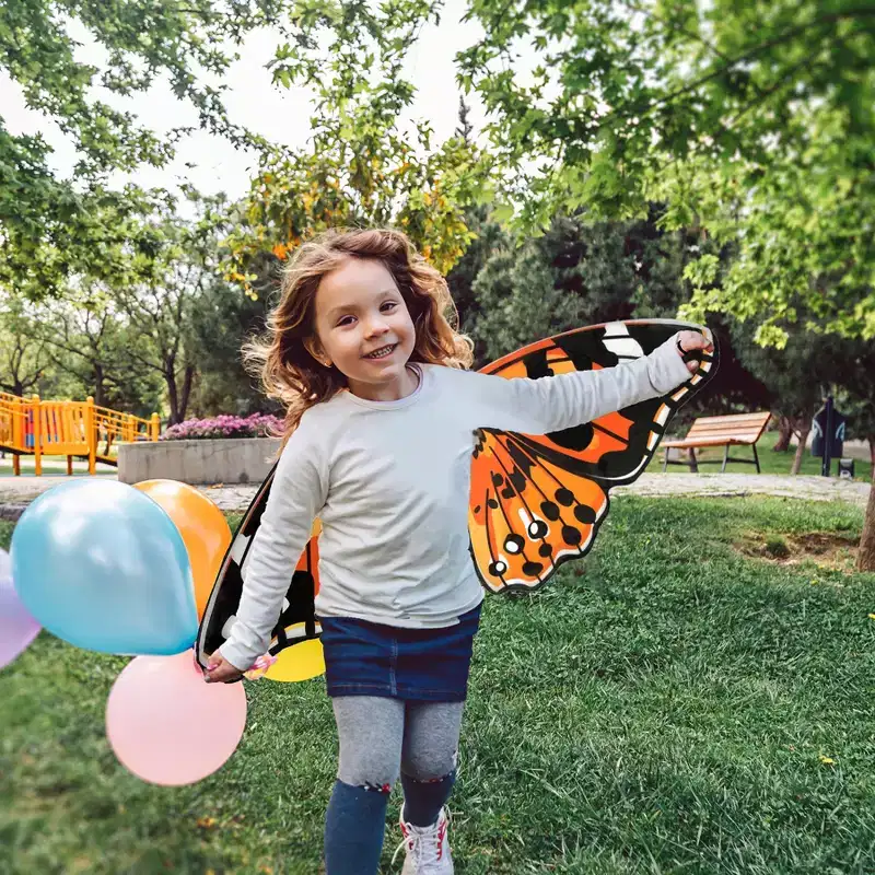 Insect Lore Dress-Up Painted Lady Butterfly Wings, Pack of 3