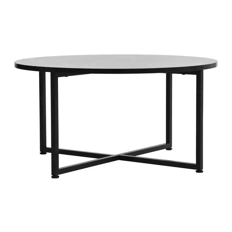 Household Essentials Jamestown Round Coffee Table