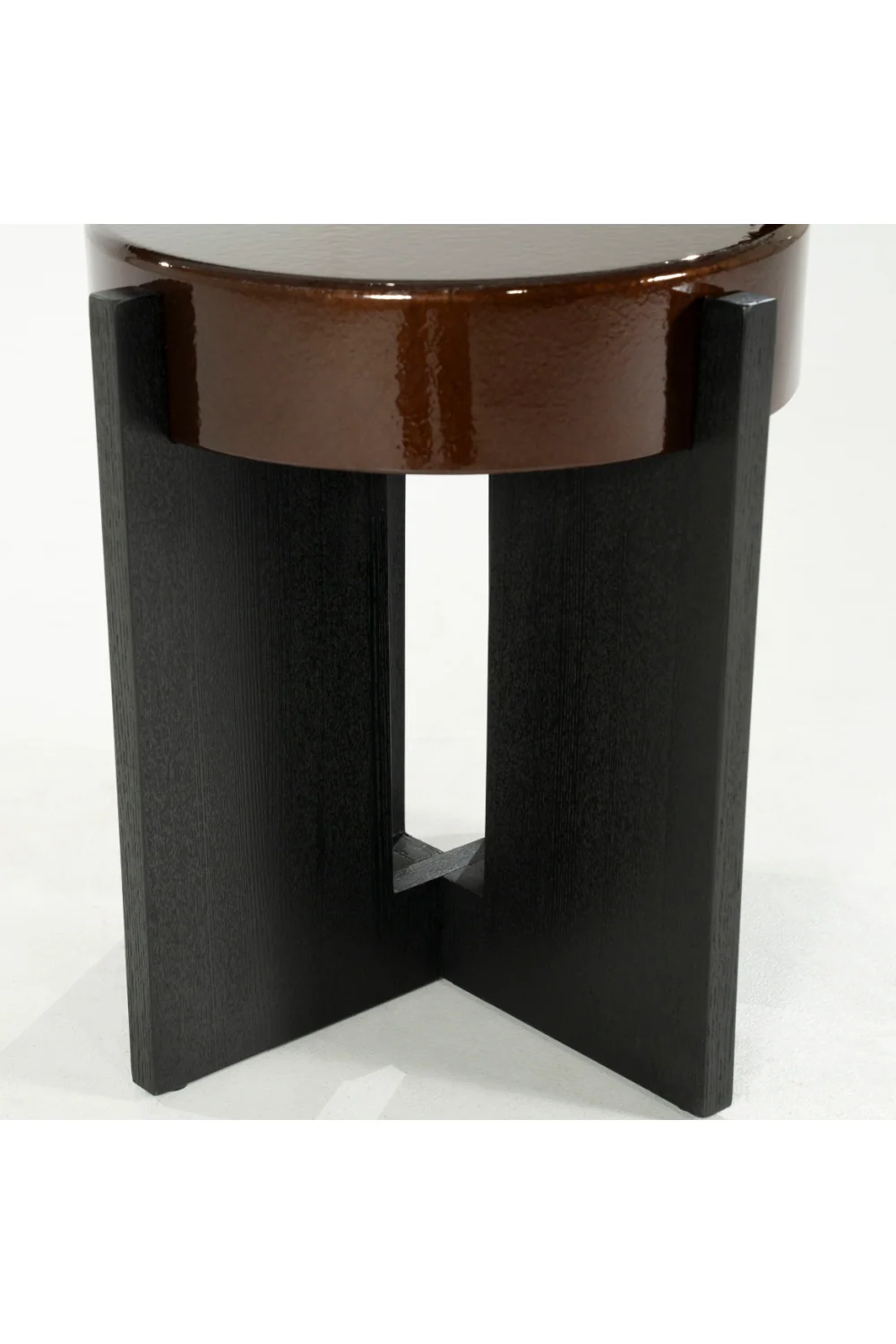 Shell Painting Side Table