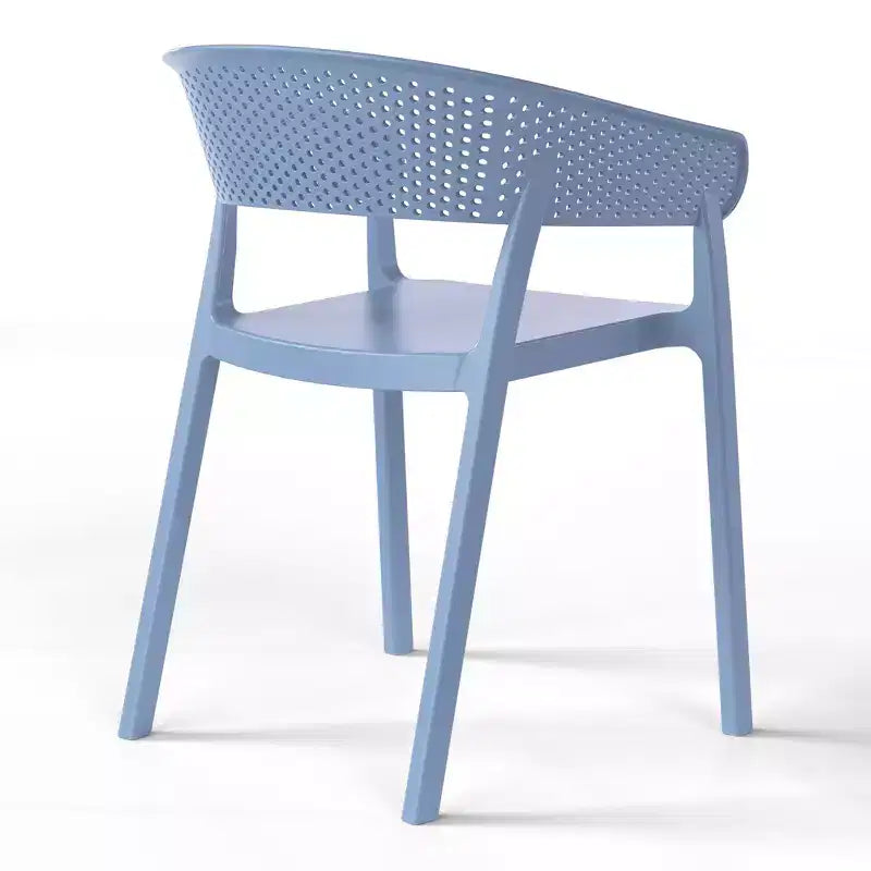 WestinTrends Playa 5-Piece Outdoor Resin Square Patio Dining Table Set with Stackable Patio Dining Chairs