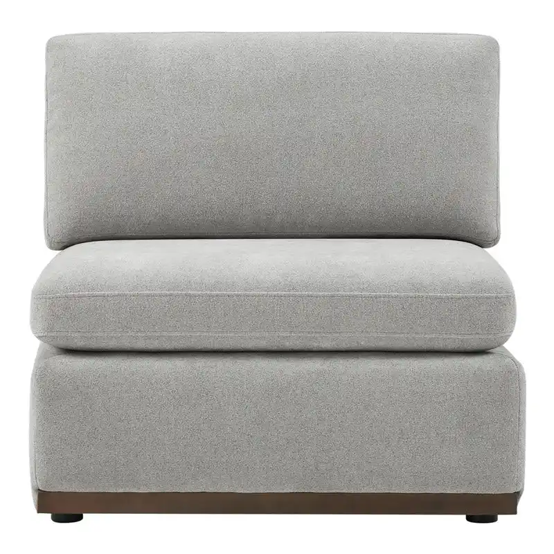 Donna Oversized Modular Sectional Fabric Sofa with Upgraded Wood Base