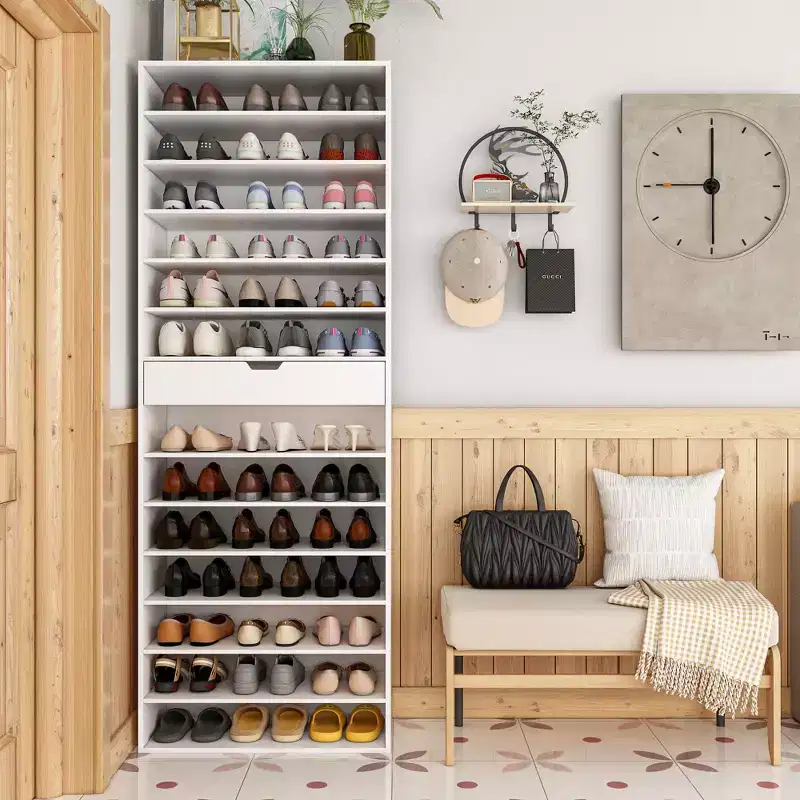 Famapy White Shoe Rack Multi Layer Shelf Entrance Storage Shoe Cabinet Organizer