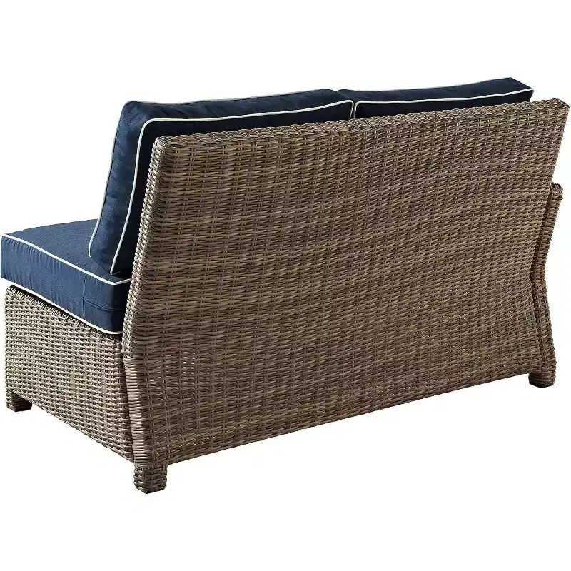 HomeStock Bradenton Outdoor Wicker Sectional Sofa
