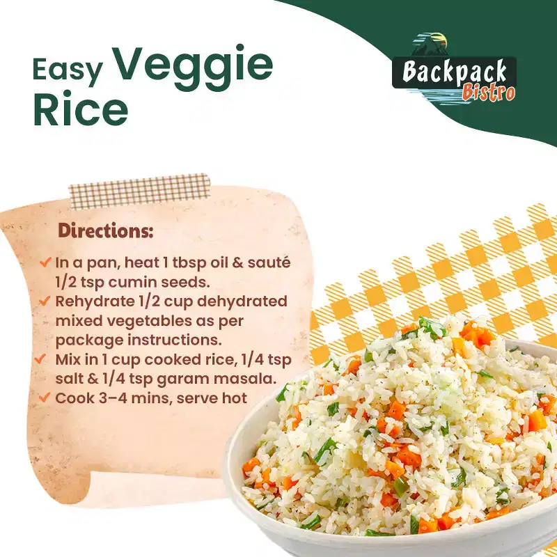BackPack Bistro Dehydrated Mixed Vegetables
