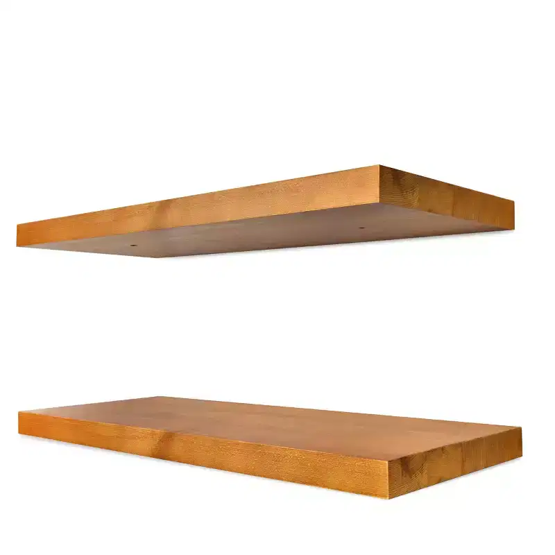 Sorbus 2 Pack 24 Solid Wood Floating Shelves - for Bathroom Decor, Books, Bedroom & Living Room