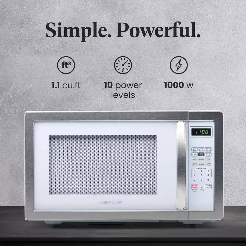 Farberware Classic 1.1 Cu. Ft. 1000-Watt Microwave Oven