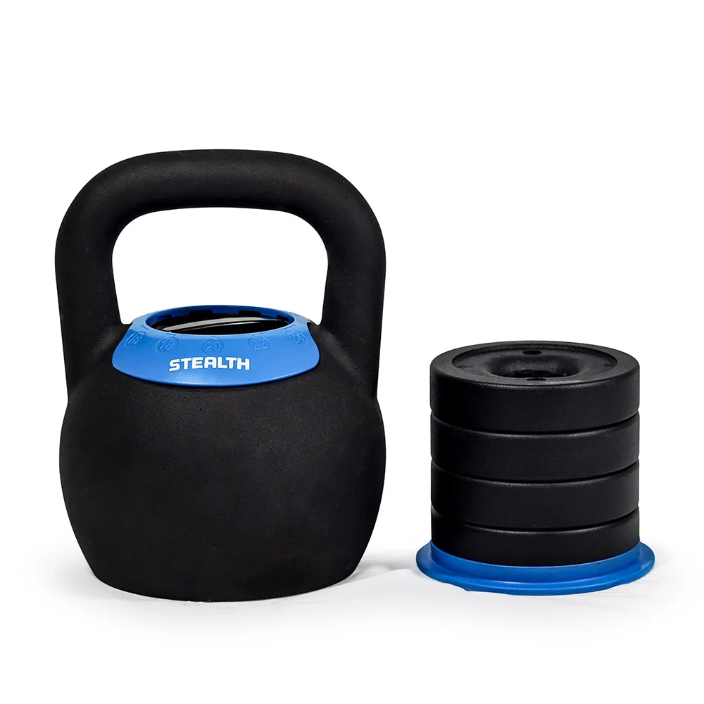 Ex-Display 24kg Blue Adjustable Kettlebell