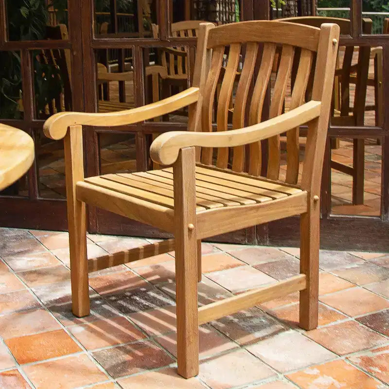 Sonoma Lane Gresham 5pc Teak Wood Outdoor Dining Set - Weather-Resistant