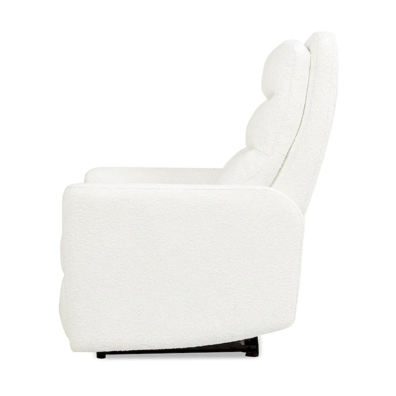 Bloomy 35.5  Boucle Upholstered High-Back Power Recliner Motion Chair