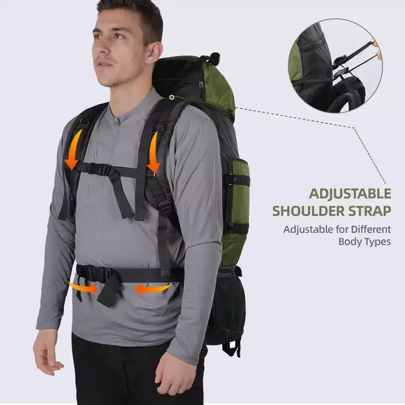 Narwey 90L Hiking Backpack, Camping Travel Backpack