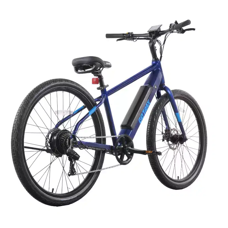 GOTRAX Adult Transfer 27.5 Step Over Electric Hybrid Bike