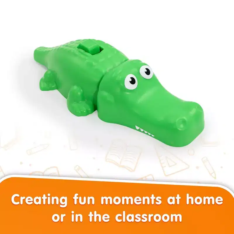 Junior Learning: Crocodile Chomper - Educational Math & Reading Play, Kids 4+