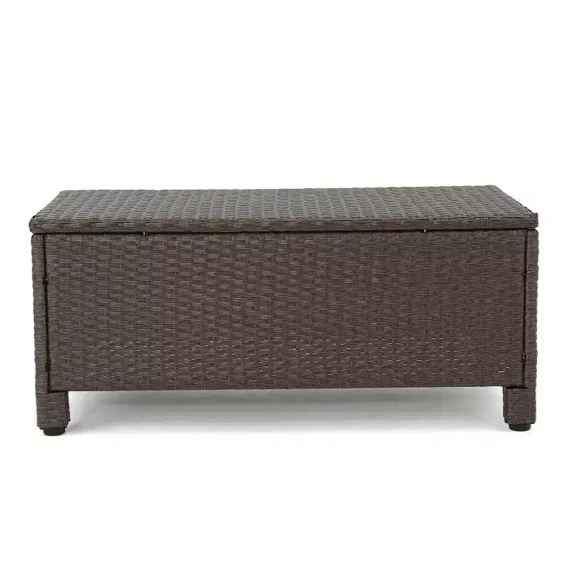 Christopher Knight Home Puerta Outdoor Wicker 4 Seater Chat Set with Cushions