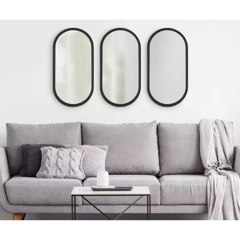 Travis Oval Wall Mirror - Kate & Laurel All Things Decor