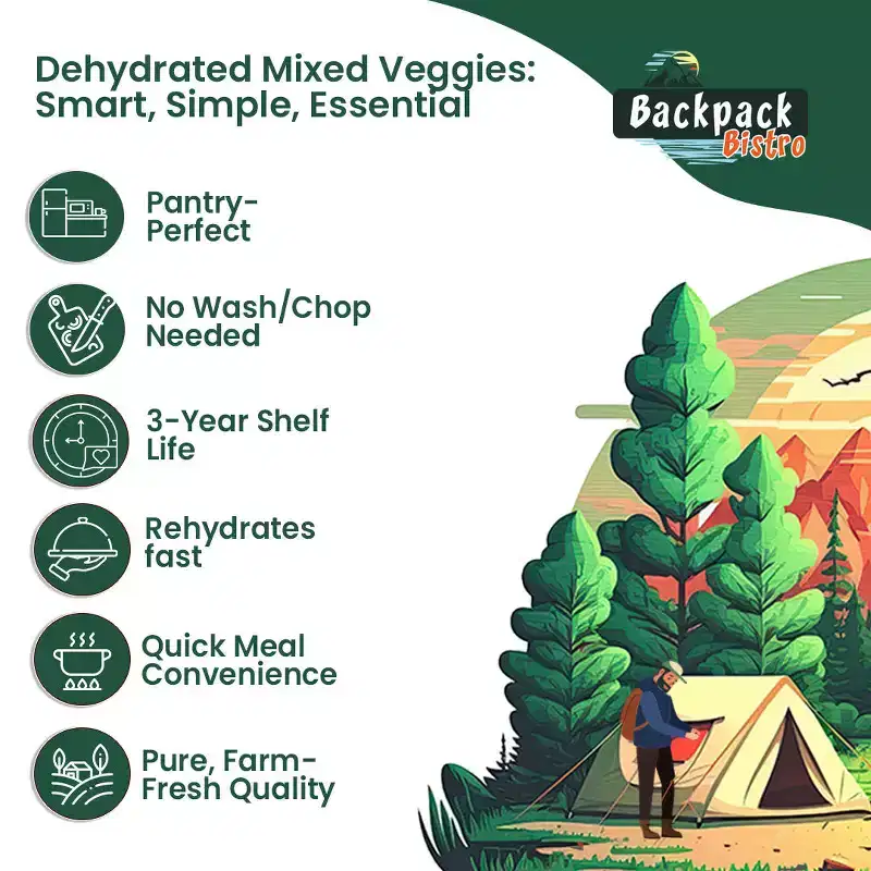 BackPack Bistro Dehydrated Mixed Vegetables