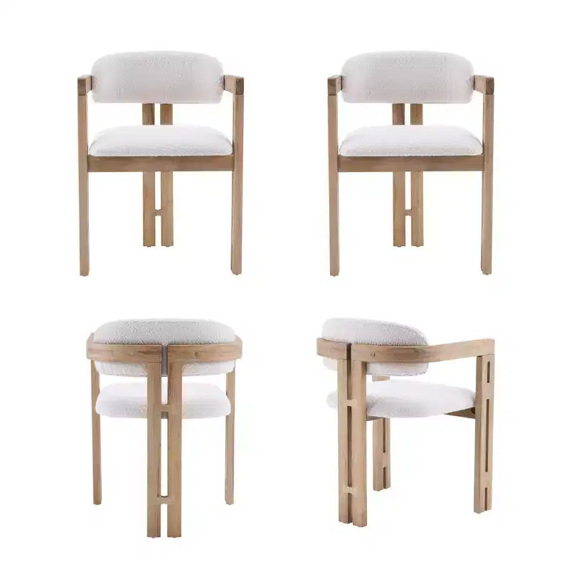 Christopher Knight Home Pascale Mid-Century Modern Rubberwood Upholstered Dining Chairs (Set of 4)