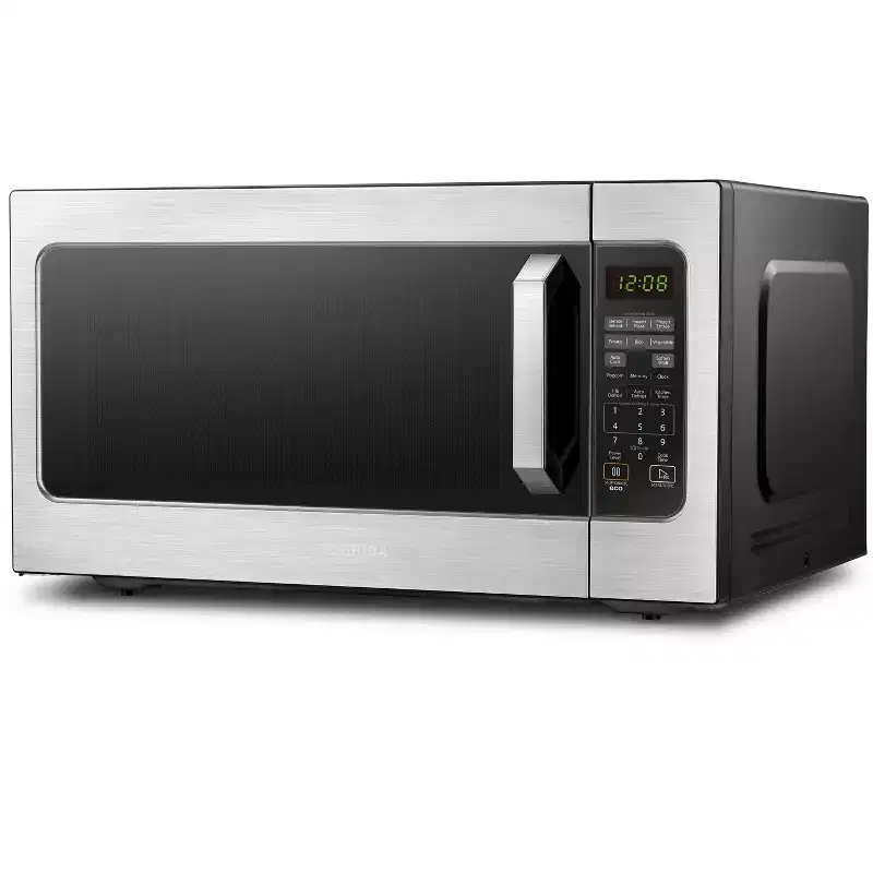 Toshiba 2.2 Cu. Ft. 1200-Watt Countertop Microwave Oven with Smart Sensor and Eco Mode (Stainless Steel)
