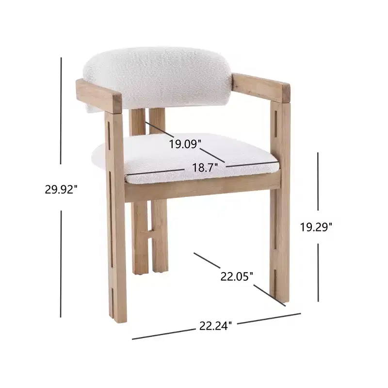 Christopher Knight Home Pascale Mid-Century Modern Rubberwood Upholstered Dining Chairs (Set of 4)