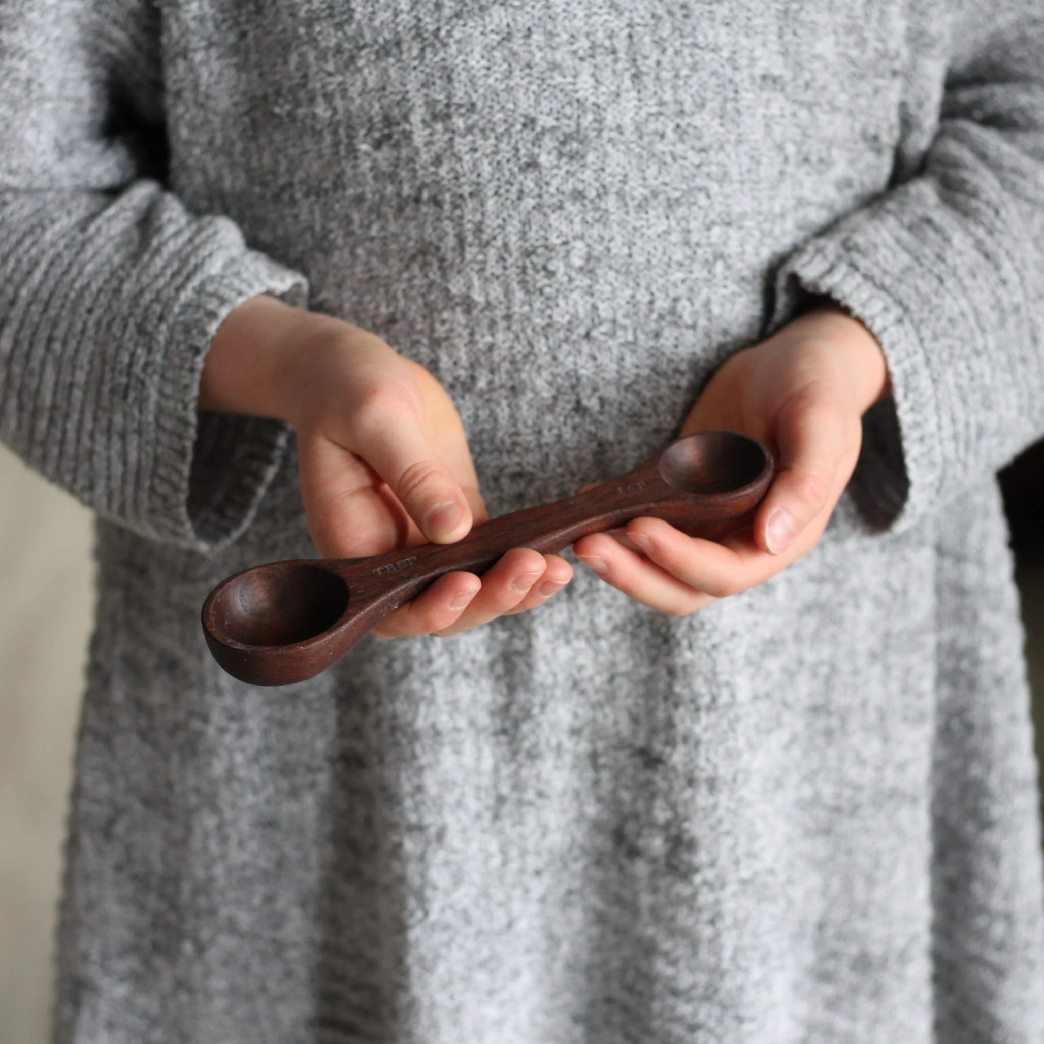 Handmade Wooden Measuring Spoon