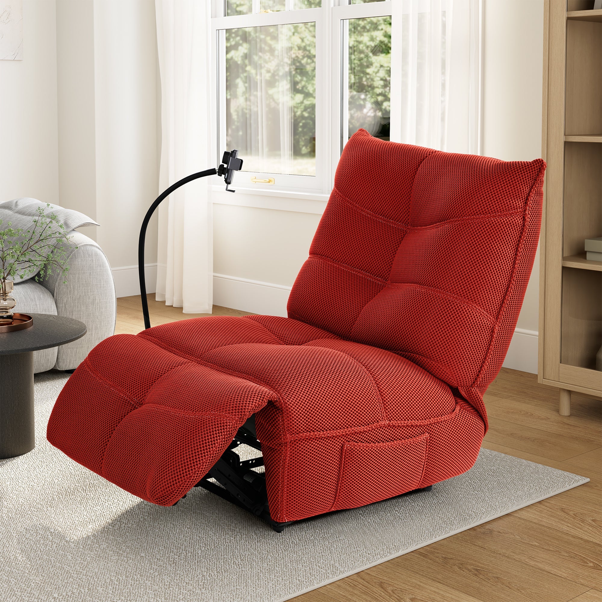 Recliner with Wireless Charging and USB Port