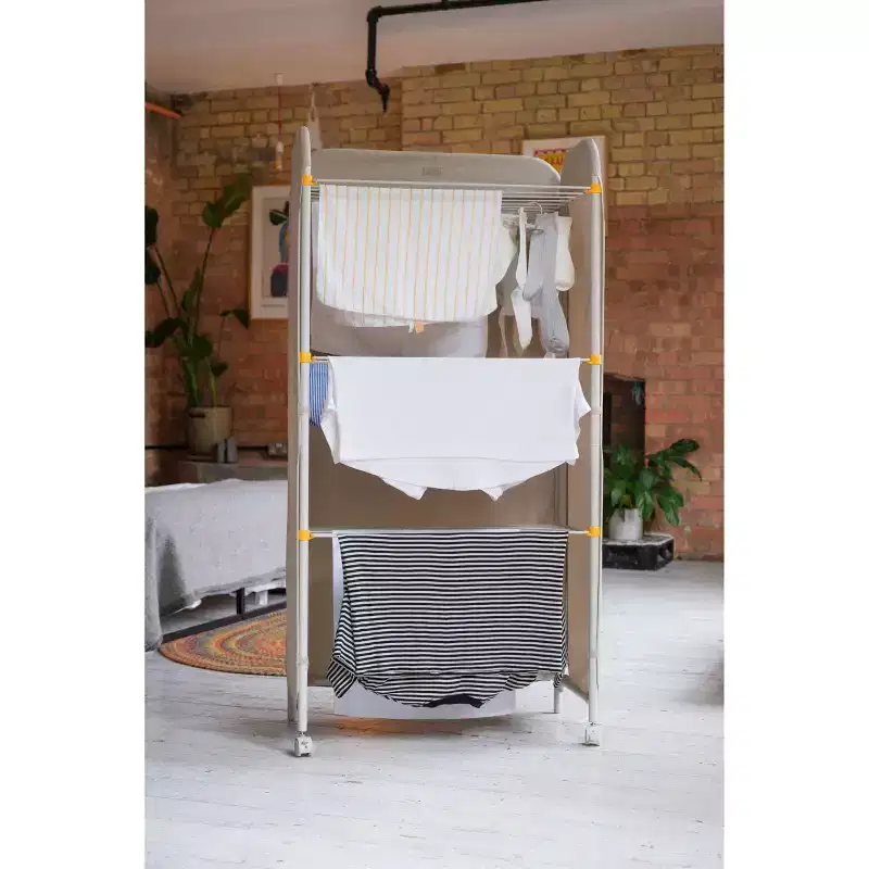 Joseph Joseph Clothes Drying Rack with Eclipse Screen Airer - Ecru