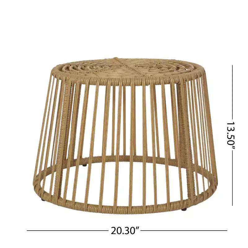 Christopher Knight Home Berton Outdoor Wicker Club Chairs and Side Table Set with Cushion