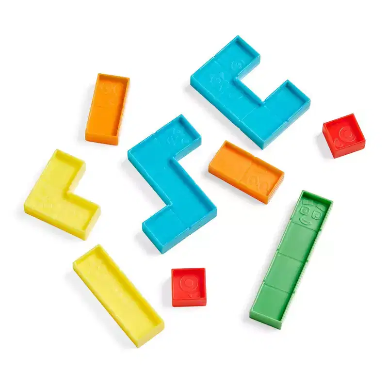 hand2mind Numberblocks Puzzle Solver: Educational Toddler Learning Toy, 42-Piece Plastic Set for Math Skills