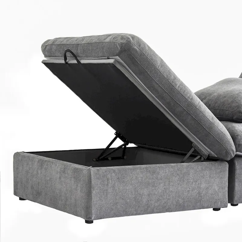 Cloud Modular Sectional Sofa,Down Filled Comfort Sofa Couch for Living Room