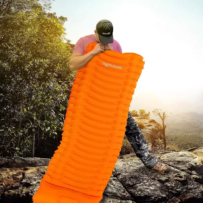 SereneLife Ultralight Sleeping Pad - Portable, Comfortable, and Tear-Resistant