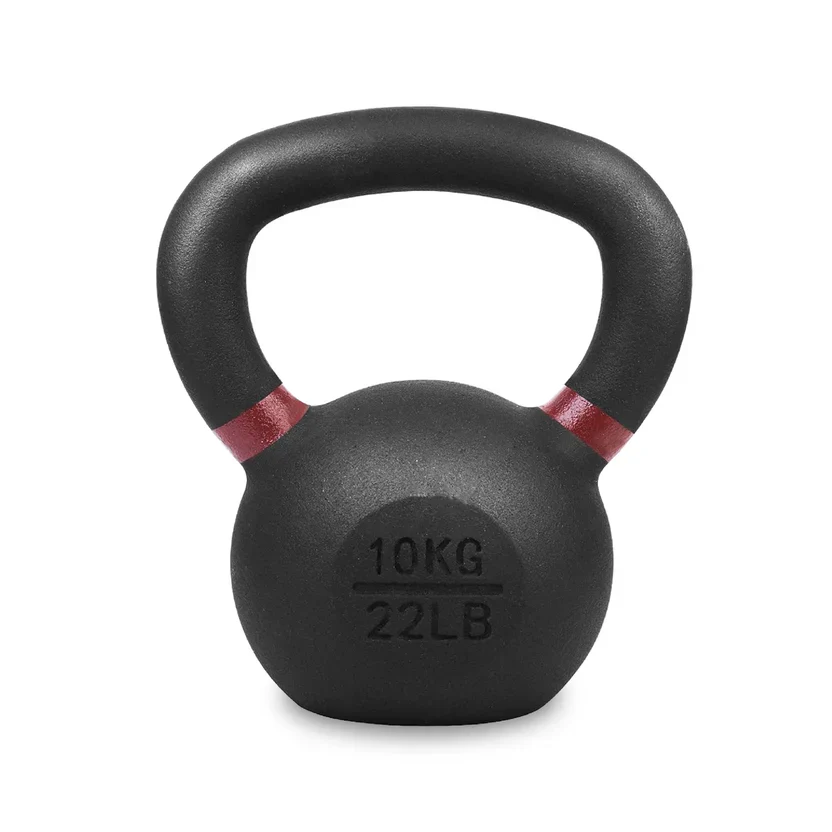 Cast Iron Kettlebells Set ¨C Solid Iron, Rust Resistant Coating, Ergonomic Grip ¨C Full Body Strength & Power Training ¨C Ideal for Home Gyms