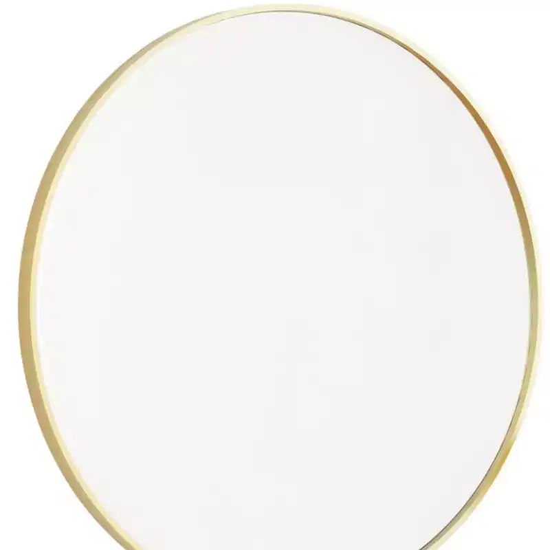 20 Gold Metal Round Framed Bathroom Vanity Mirror