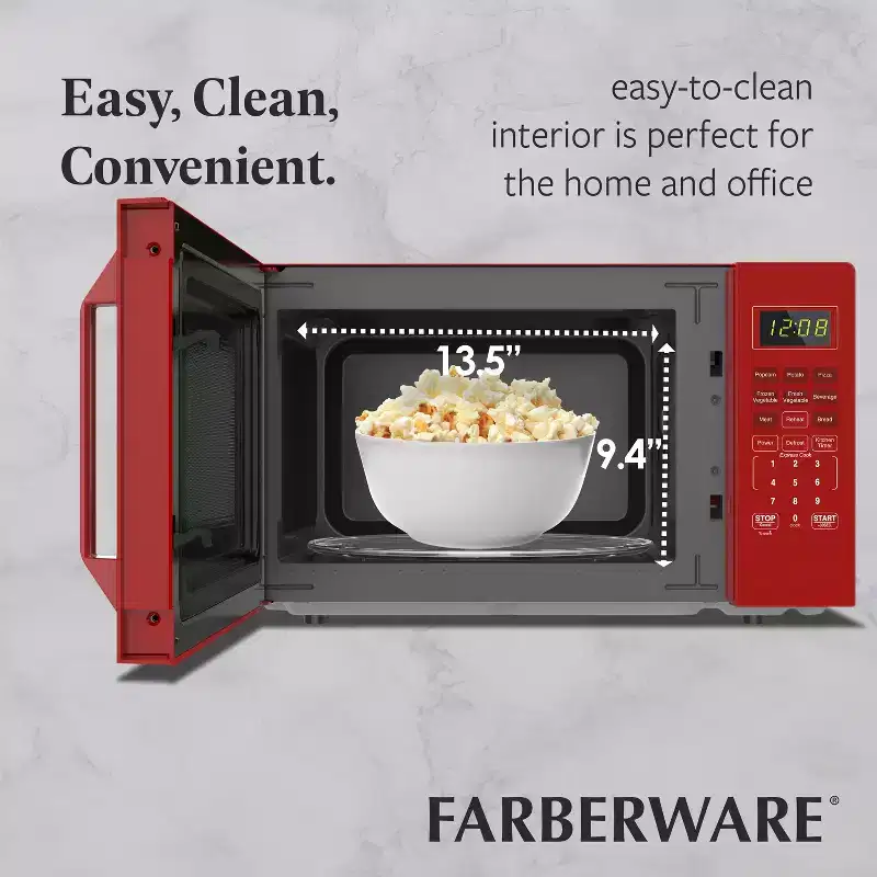 Farberware 1.1 Cu. Ft. 1000-Watt Compact Microwave Oven