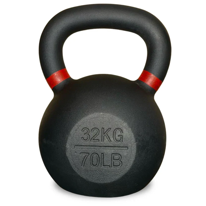 Cast Iron Kettlebells Set ¨C Solid Iron, Rust Resistant Coating, Ergonomic Grip ¨C Full Body Strength & Power Training ¨C Ideal for Home Gyms