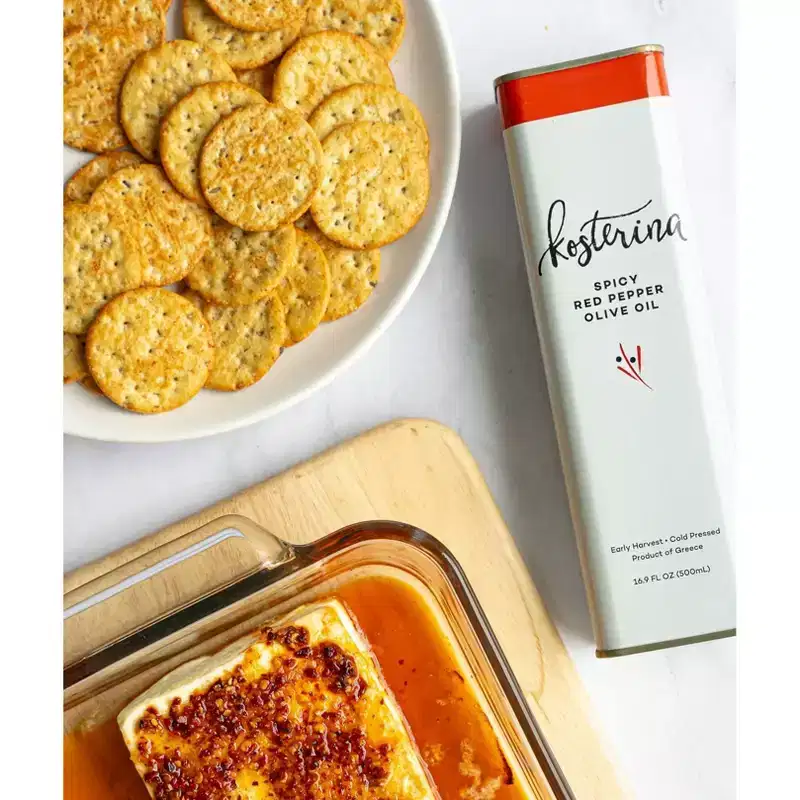 Kosterina Spicy Red Pepper Olive Oil Tin - 16.9 fl oz