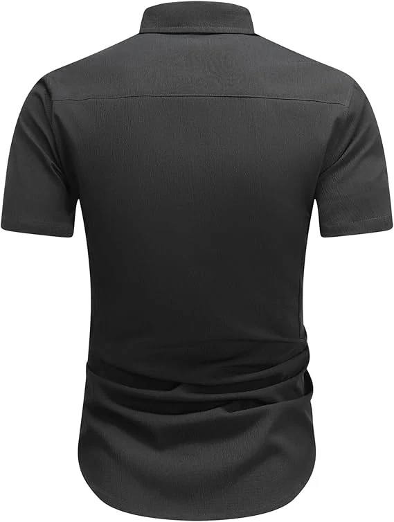 Men's Short Sleeve Button-Down Shirt