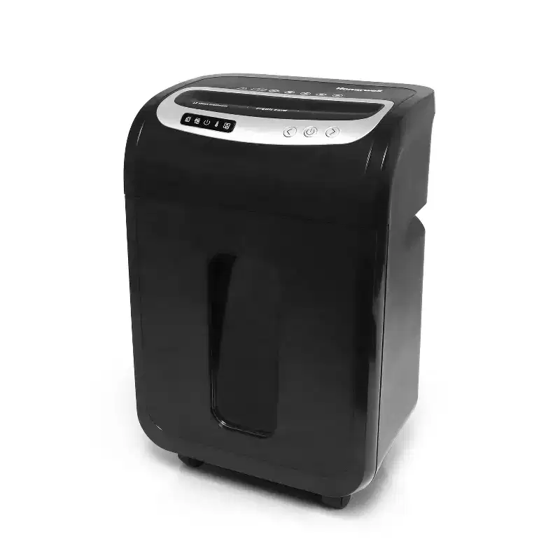 Honeywell 12 Sheet Micro Cut Paper Shredder for Home use Black: Automatic Start, Shreds Credit Cards, 5.28 Gallon Capacity