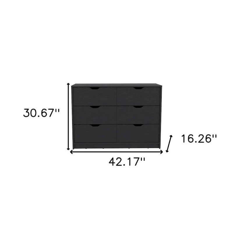 42 Inch Dresser with 4 Drawers for Bedroom Storage and Organization
