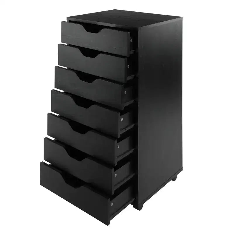 7 Drawer Cabinet with Casters -