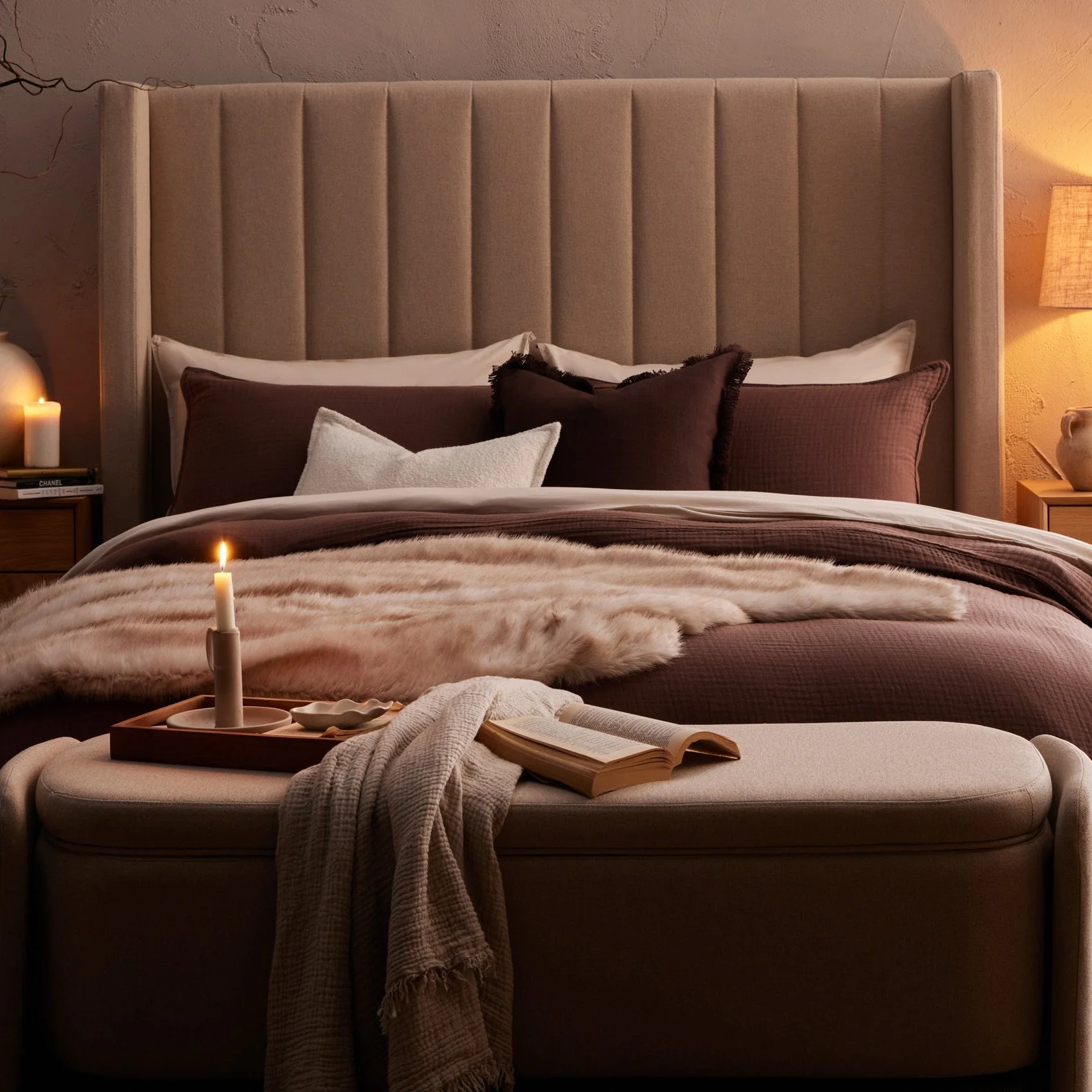 Storage Bed - Oatmeal