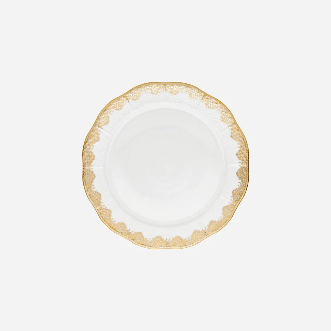 Fish Scale Gold Charger Plate 33cm