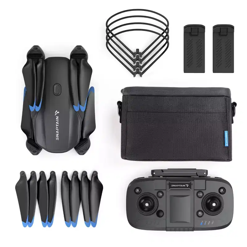Snaptain E20 FPV RC Drone with 2.7K Camera - Gray: Remote Control, Built-In Wi-Fi, Skill Level Intermediate, 18 Min Flight