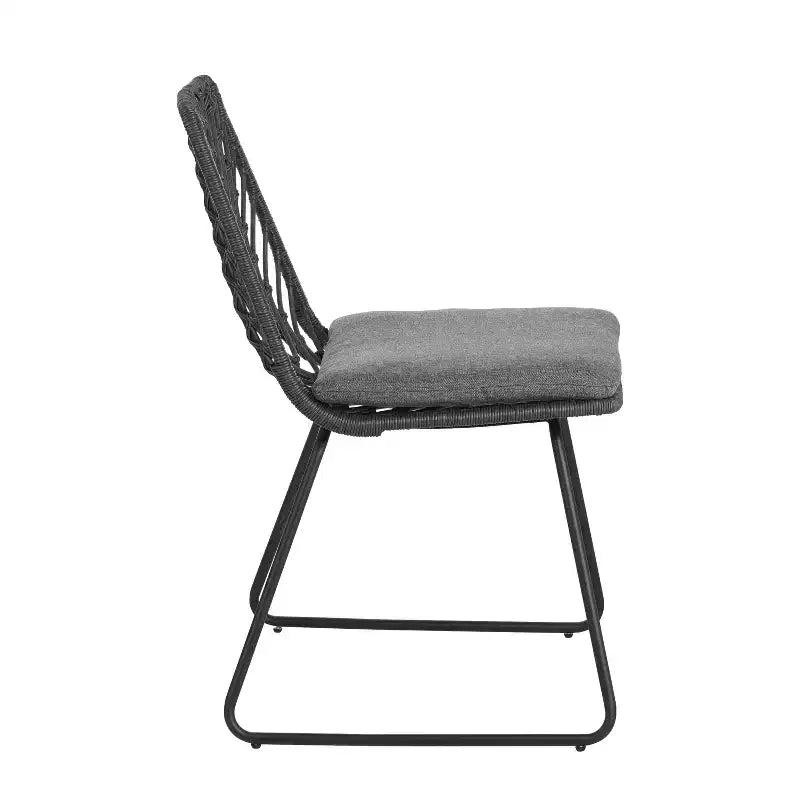 Christopher Knight Home Deja 9 Piece Patio Transitional Iron Rattan Dining Set with Cushions