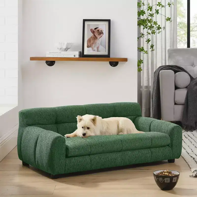 Multipet Soft and Comfortable Pet Sofa with Backrest and Armrests