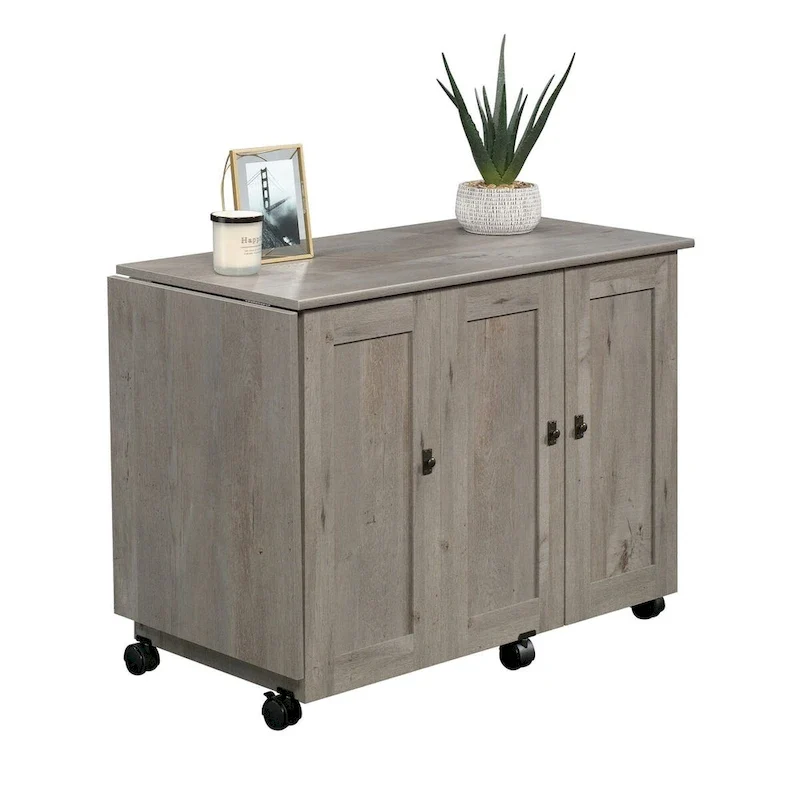 Collection Easy Rolling Sewing and Craft Table/Cart