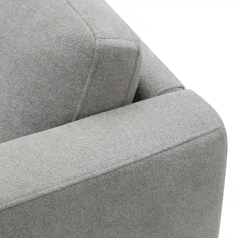 Donna Oversized Modular Sectional Fabric Sofa with Upgraded Wood Base