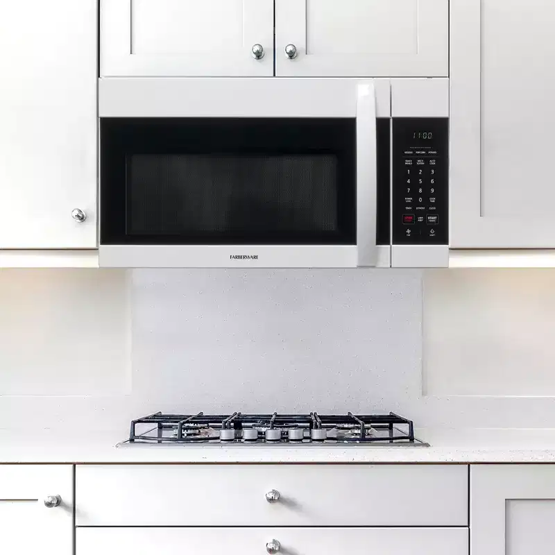 Farberware 1.7 Cu. Ft. Over-the-Range Microwave, 1000W with Smart Sensor Cooking